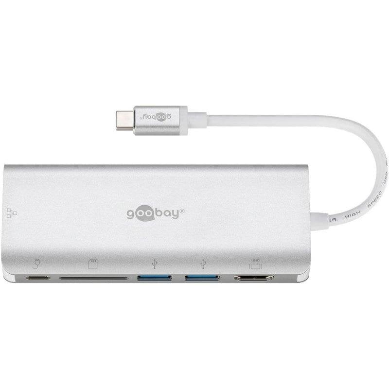 Goobay Argento Usb-C (Usb-C, 5 Porte), Docking Station + Hub Usb, - Immagine 4