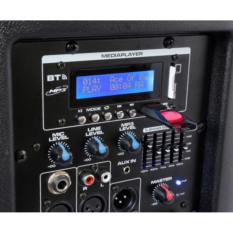 Enceinte Sono Portable VONYX SPX PA921 2 micros UHF Bluetooth intégré