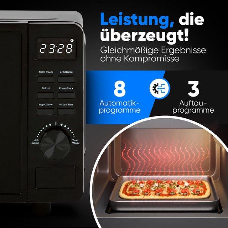 Midea AG20CF2E - Microondas blanco de 20 litros 700W Grill 1000W