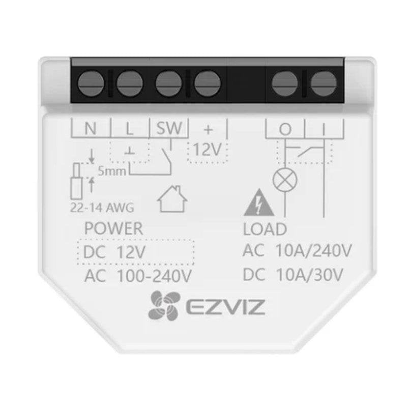 Relais Wi Fi EZVIZ T35WD Wi Fi Contrôle de 'éclairage Sécurité renforcée Installation facile