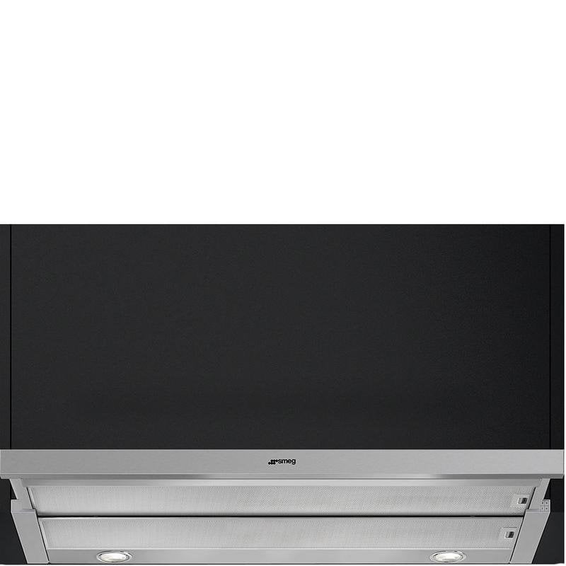 Campana extractora SMEG KSET999XE Extraction canalisée 90cm inox boutons mécaniques