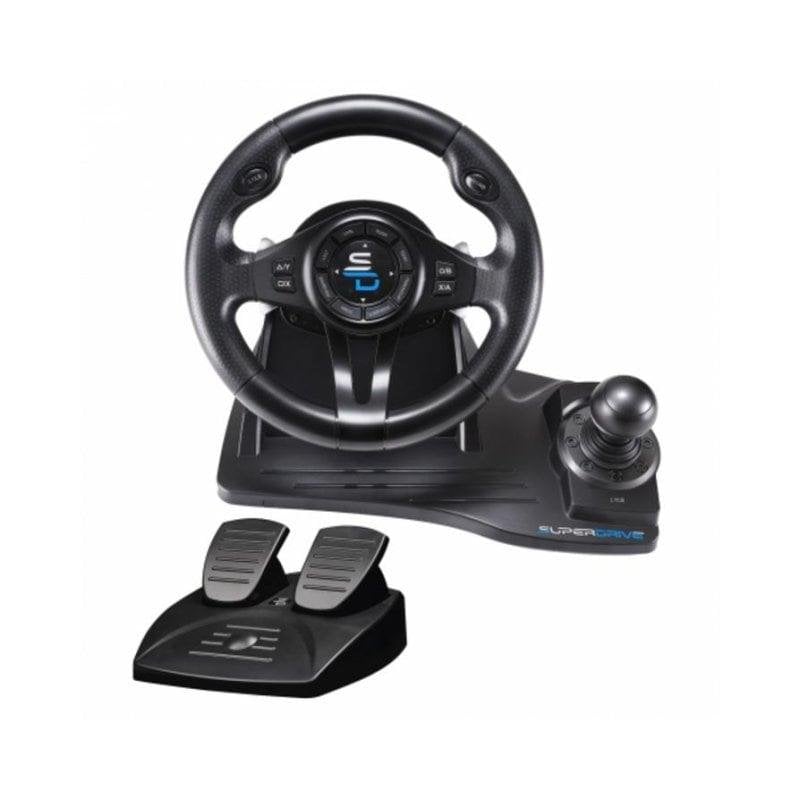Volant SUBSONIC GS550 Simulation avec pédales et levier, 270°, multiplateforme
