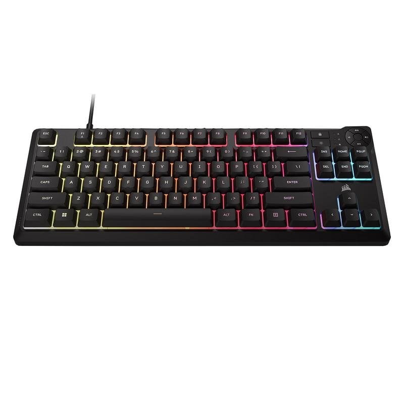 Clavier Corsair K55 Core TKL membrane AZERTY Français avec RGB et macros
