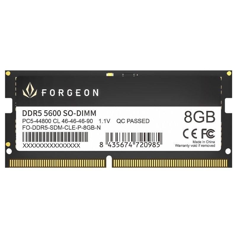 Mémoire RAM Forgeon Cyclone PRO 8GB 1x8GB DDR5 5600MHz CL46 Noir