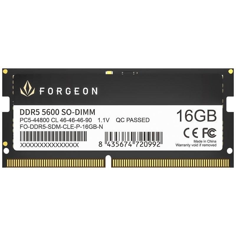 Memória RAM Forgeon Cyclone PRO 16GB 1x16GB DDR5 5600MHz CL46 Preto