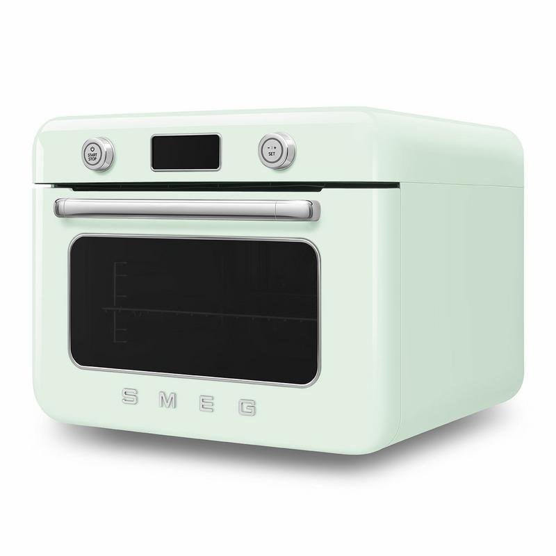Smeg Mini Four / Four Posable Four Combiné Vapeur - Air Fryer - Cof01pgeu Vert - vue 3