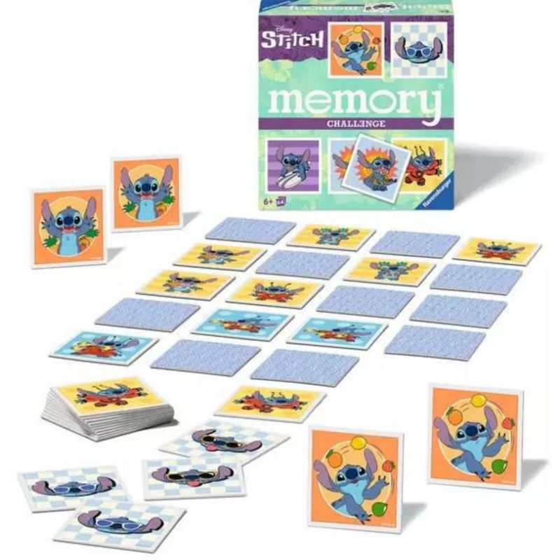 Jeu de Mémoire Ravensburger Challenge Memory Stitch – 64 Cartes Multicolores - vue 1