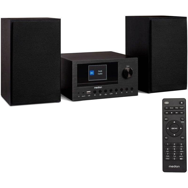 Microchaîne Medion LIFE P85003 30W RMS Bluetooth 5.0 WiFi Radio DAB+ CD