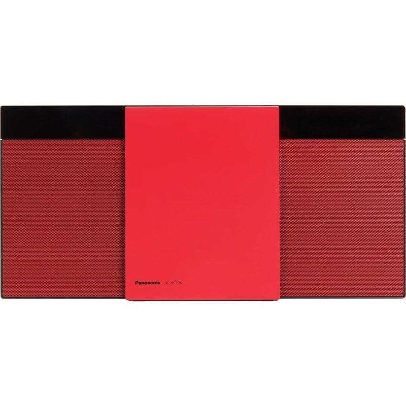 Microset Panasonic SC-HC304 20W RMS Bluetooth DAB+ FM Rood HiFi