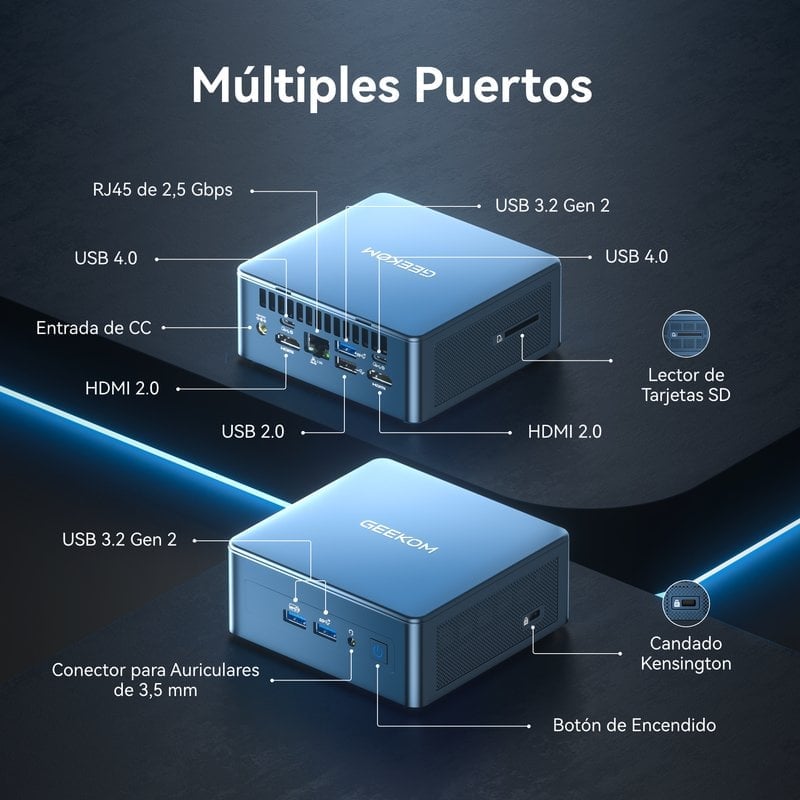 GEEKOM Mini PC IT12 Intel Core i7-1280P 32 GB RAM 1 TB + Win11 Pro