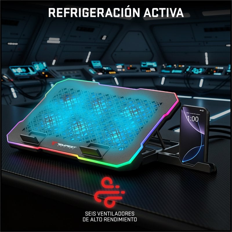 Refroidisseur Pour Pc Portable SPIRIT OF GAMER | 1 ventilateur 6