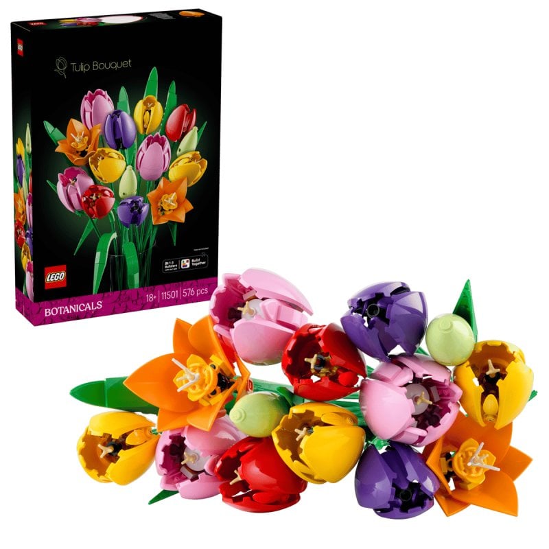 LEGO Botanicals Le bouquet de tulipes 11501 - vue 6