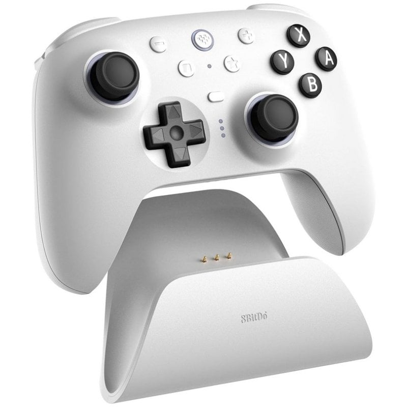 8BitDo Ultimate 2 Bluetooth - TMR - RGB - White - Nintendo Switch 1  2 - Wireless Controller - PC - Image 2