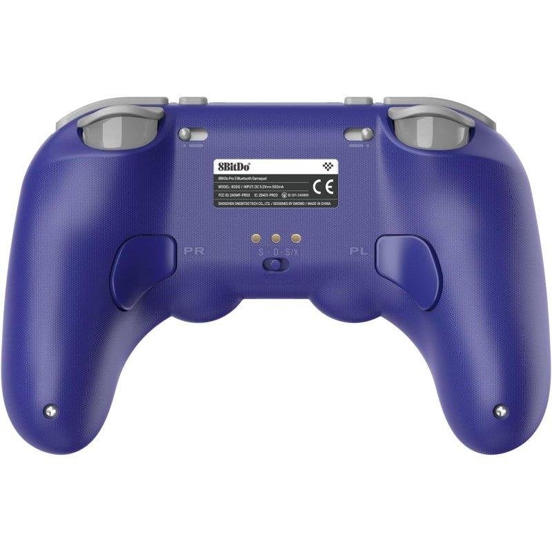 8BitDo Pro 3 Bluetooth Controller for SwitchSwitch 2 – TMR Joysticks Swappable ABXY Buttons Pro Back Buttons Charging Dock Hall Effect Triggers for Windows Apple SteamOS Android