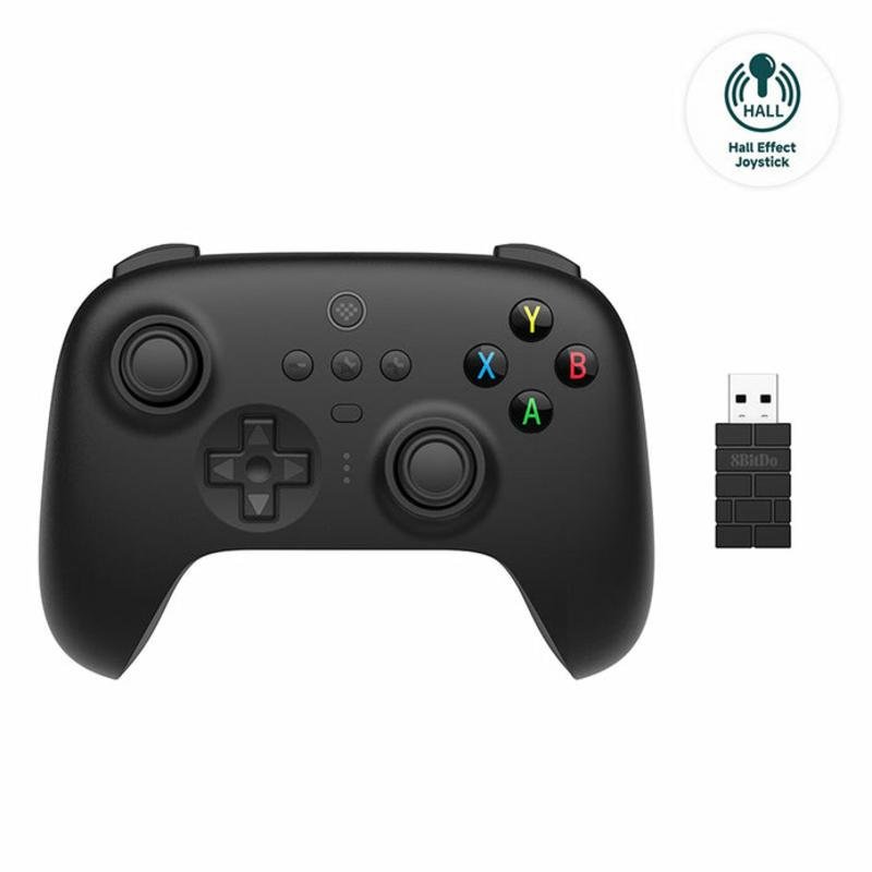 Manette 8Bitdo Ultimate Sans Fil et Filaire Bluetooth RF USB Noir