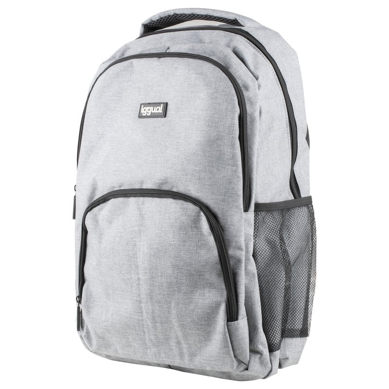 Mochila iggual Everyday Use cinzenta portable até 17 polegadas resistente