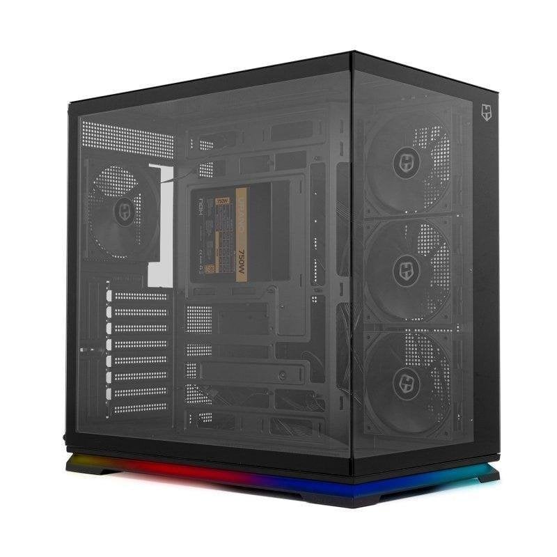 NOX Hummer Galaxy Case Semitorre ATX Glas Temperiert ARGB Schwarz