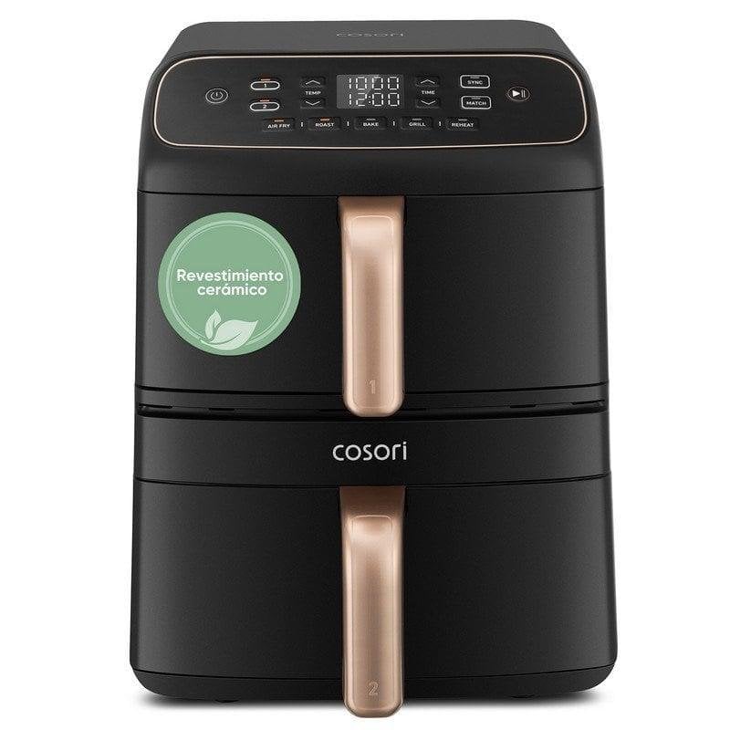Airfryer Cosori Turbo Tower Compact Chef Edition Dubbele Mand 8.6L 2630W Keramisch