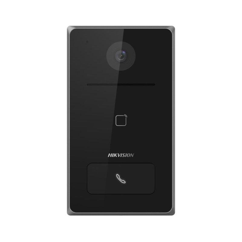 Vidéophone Hikvision DS KV6113 WPE1 2MP WiFi PoE IP65 lecteur carte TF