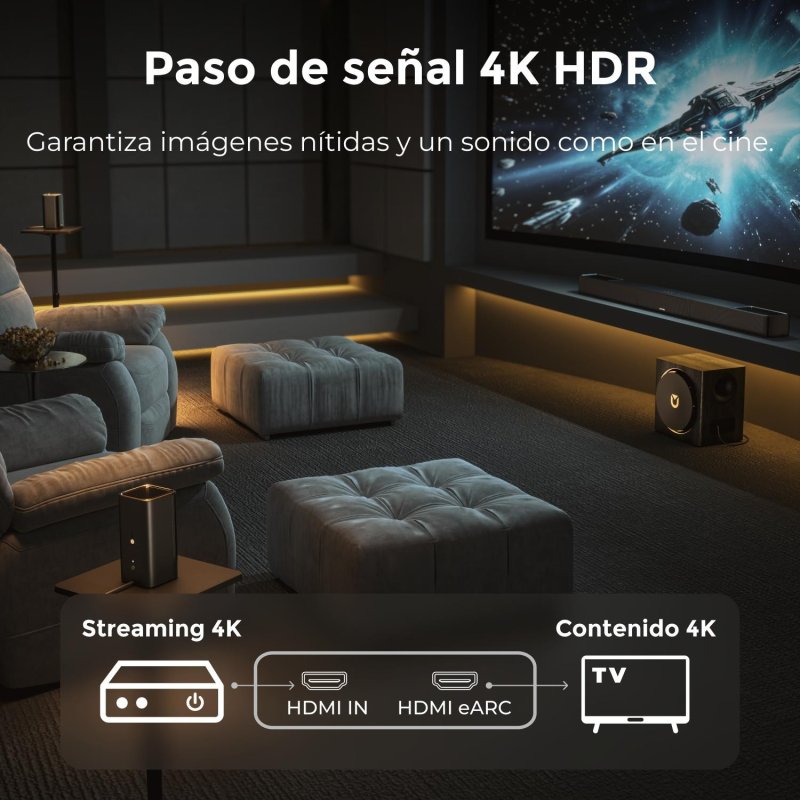 Ultimea Barra de Sonido 7.1.4ch Dolby Atmos, Skywave Series 980W