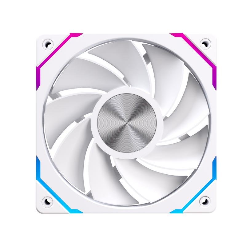 Einarex Ventilateur supplémentaire EX12Ci 120mm 1600RPM ARGB PWM flux inversé - vue 2
