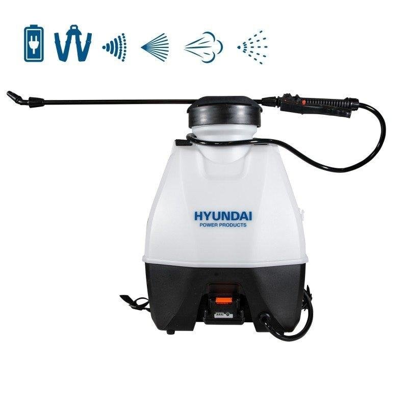 Pulverizador Hyundai Hypb15-20v batería 15L 4 boquillas autonomía prolongada