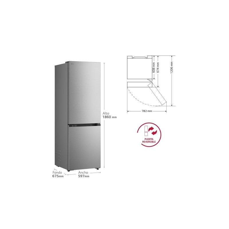 Réfrigérateur combiné LG GBBS312CPY Pose libre 333