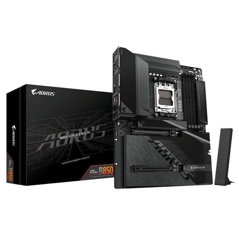 Motherboard Gigabyte B850 AORUS STEALTH AMD B850 AM5 DDR5 ATX WiFi 7 5GbE