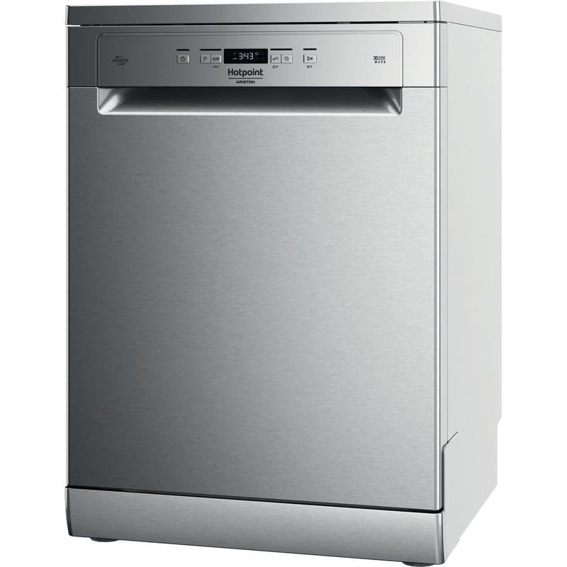 Lave-Vaisselle HOTPOINT HFC 3C26 CW X – 14 Couverts, Troisième Panier, Inox - vue 2
