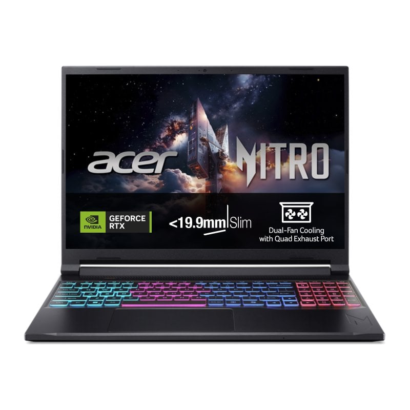 Portátil Acer Nitro V 16S AI 16'' AMD Ryzen 7 260 32GB 1TB SSD RTX 5060 Sem SO Portátil Acer Nitro V 16S AI 16'' AMD Ryzen 7 260 32GB 1TB SSD RTX 5060 Sem SO