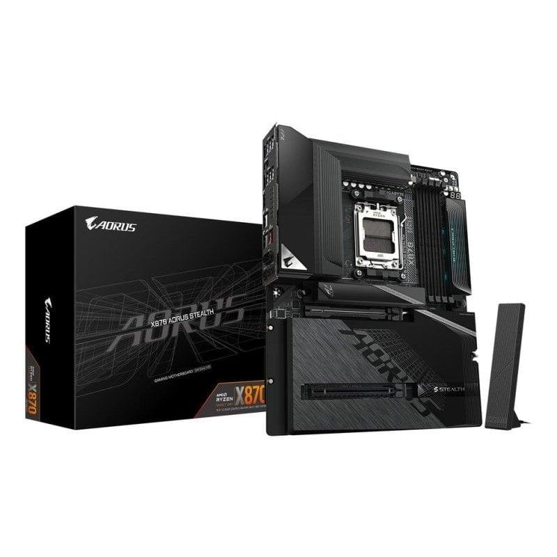 Carte mère Gigabyte X870 AORUS STEALTH AMD X870 AM5 DDR5 ATX WiFi 7 USB4 5GbE