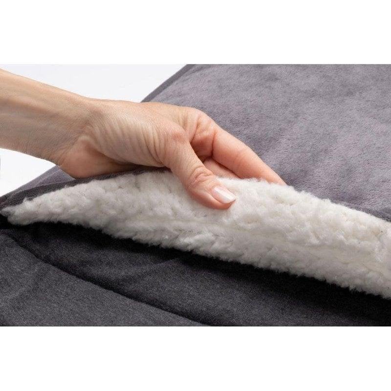 Chauffe Pieds Électrique Imetec Intellisense Tissu Doux Sherpa 5 Températures Arrêt Automatique