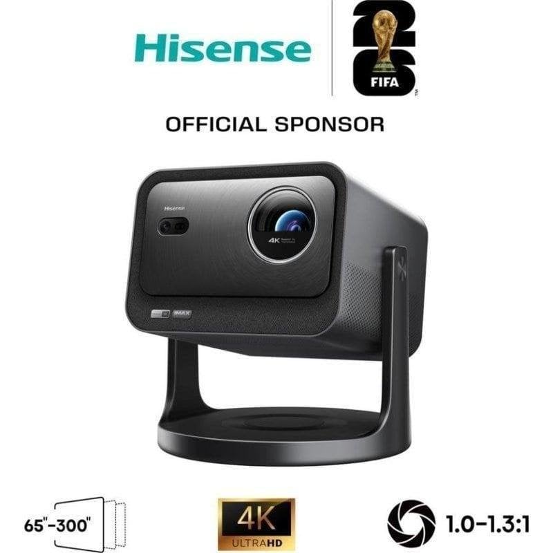 Proyector Hisense C3 UHD 4K 2500 Lúmenes 300" Láser DLP Smart TV JBL Portátil