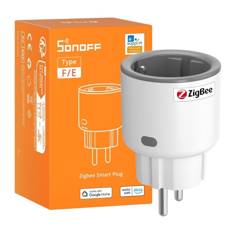 Tomada Inteligente Sonoff Iplug Zigbee Controle por voz e Estatísticas de consumo