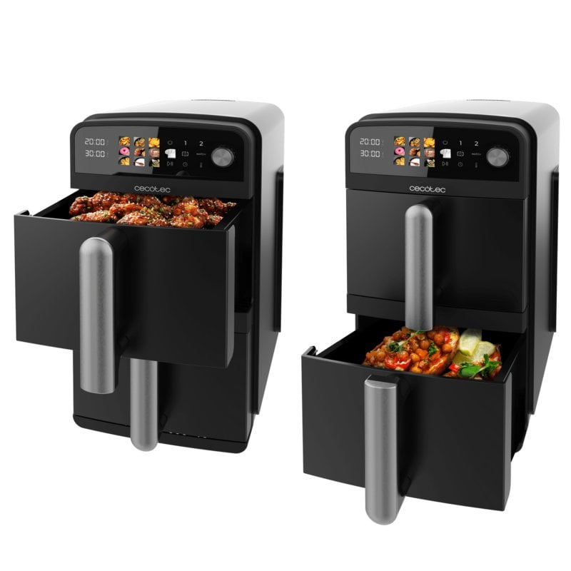 Friteuse sans Huile Cecotec Cecofry DuoLevel 10000 Double Cuve Sync 10 Menus