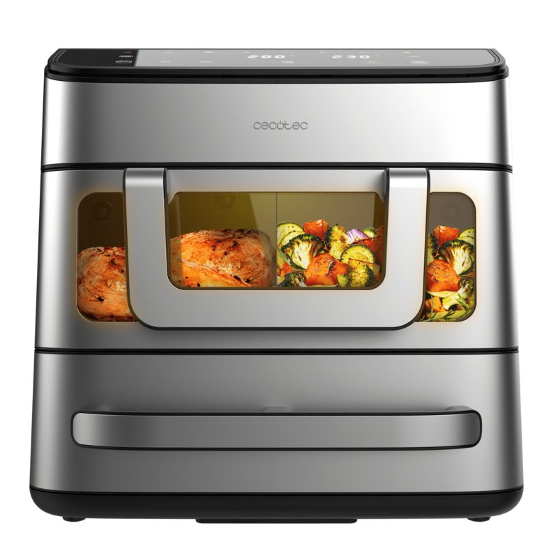 Friteuse D'Air Chaud Cecotec Cecofry FoodCourt 18000 4Pizza – 18 L, 2700 W