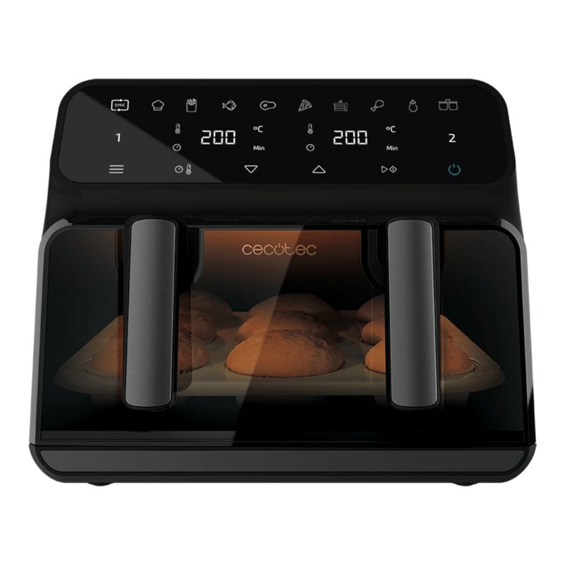Airfryer Cecotec Cecofry Advance 9000 Window 9L 2200W Fenêtre Température Réglable
