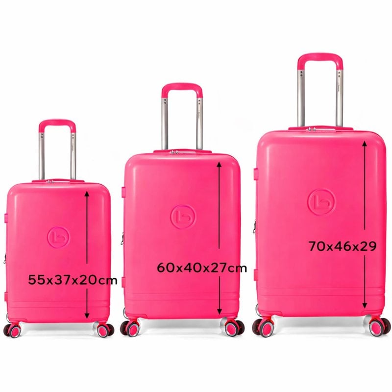 Benzi Bz5827rs Juego De Maletas, 3 Piezas Rígidas Extensibles Abs