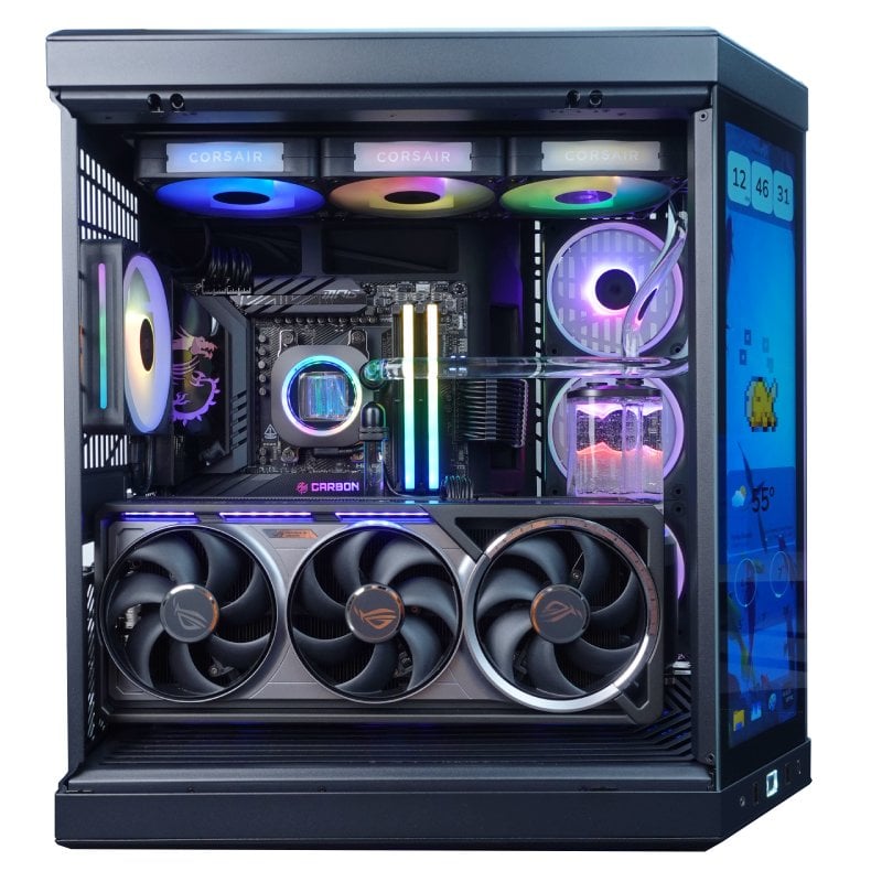 ミニPC（Ryzen9 9950X3D/Windows11）デスクトップパソコン PcCom Custom Ryzen 9 9950X3D / 64GB / 4TB M.2 / RTX 5080 / Windows