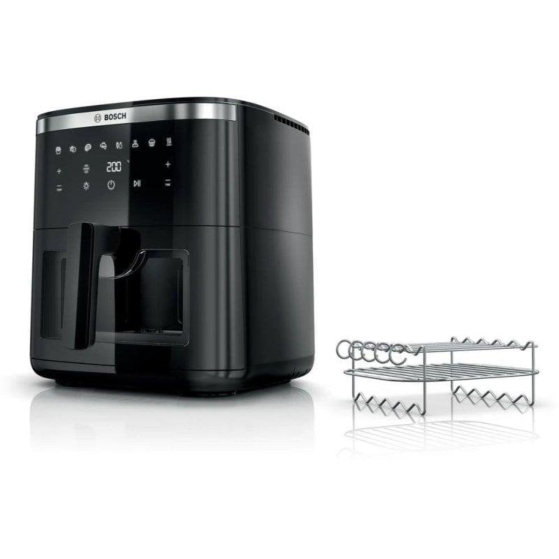 Freidora de aire Bosch Serie 6 MAF671B1 7,2 L 1800 W con ventana