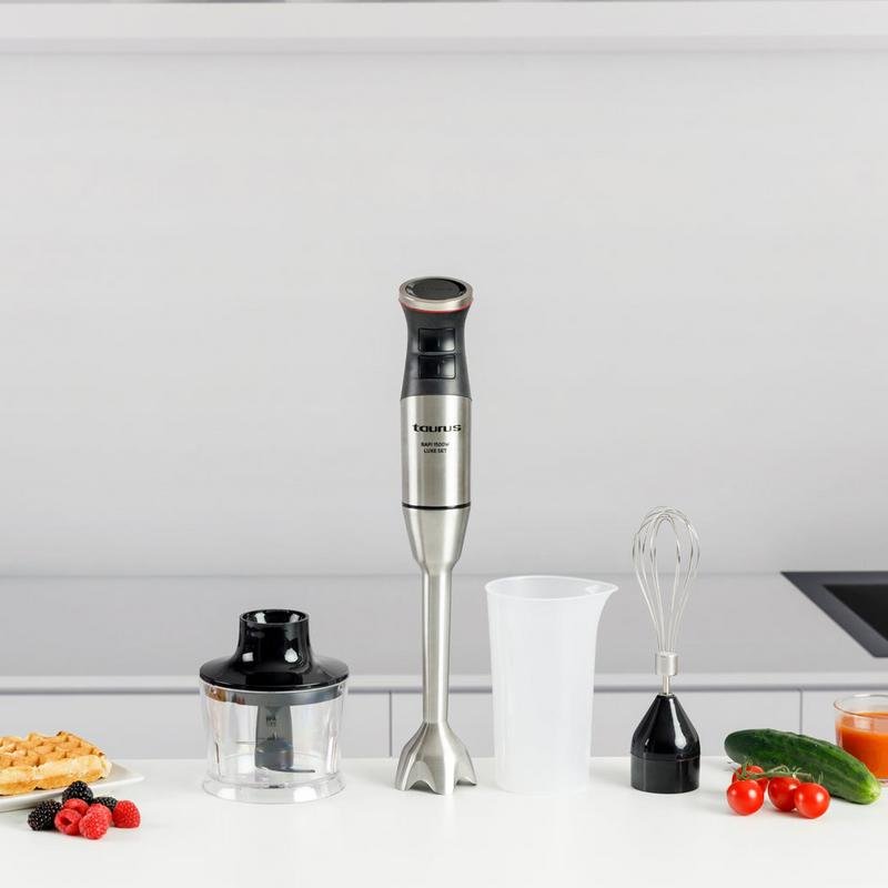 Taurus Mixeur plongeant Bapi 1500 Luxe Set 1500W 20 vitesses