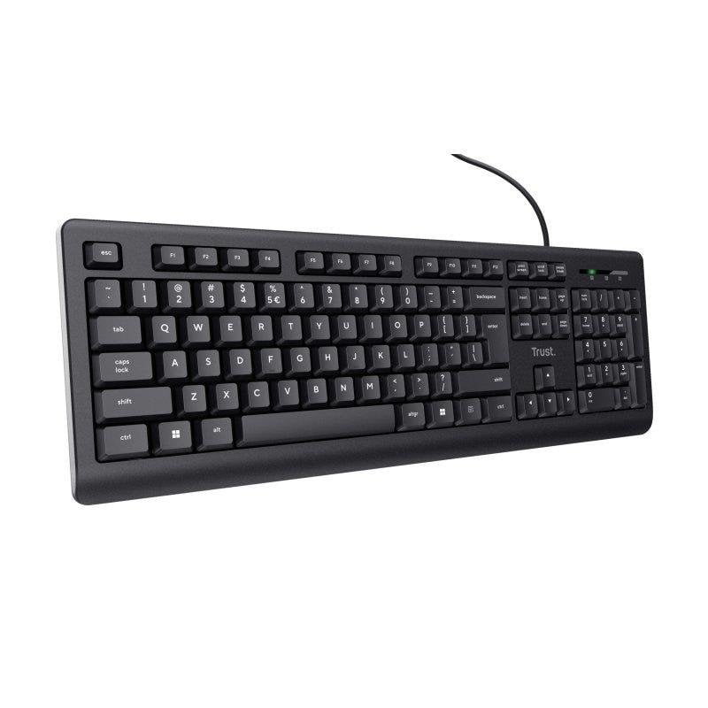 Clavier PC Trust Primo 24144trust – USB AZERTY Français Étanche - vue 6