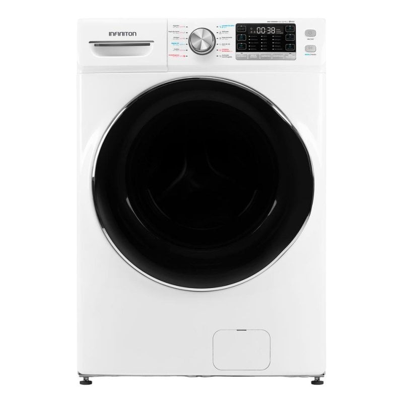 Lavadora Infiniton WM-H180DBM Carga Frontal 18 kg 1000 rpm Clase D Blanca Vapor Care