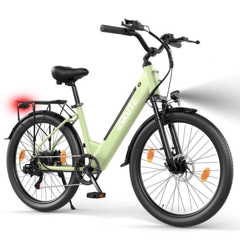 Bicicleta eléctrica Eskute C100 Plus 250 W 36 V 13 Ah verde