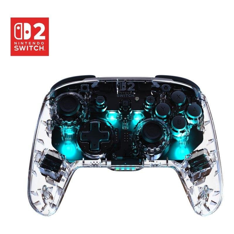Turtle Beach Afterglow Transparente Manette de gaming RGB sans fil Sous licence officielle pour Nintendo Switch 2 - vue 7