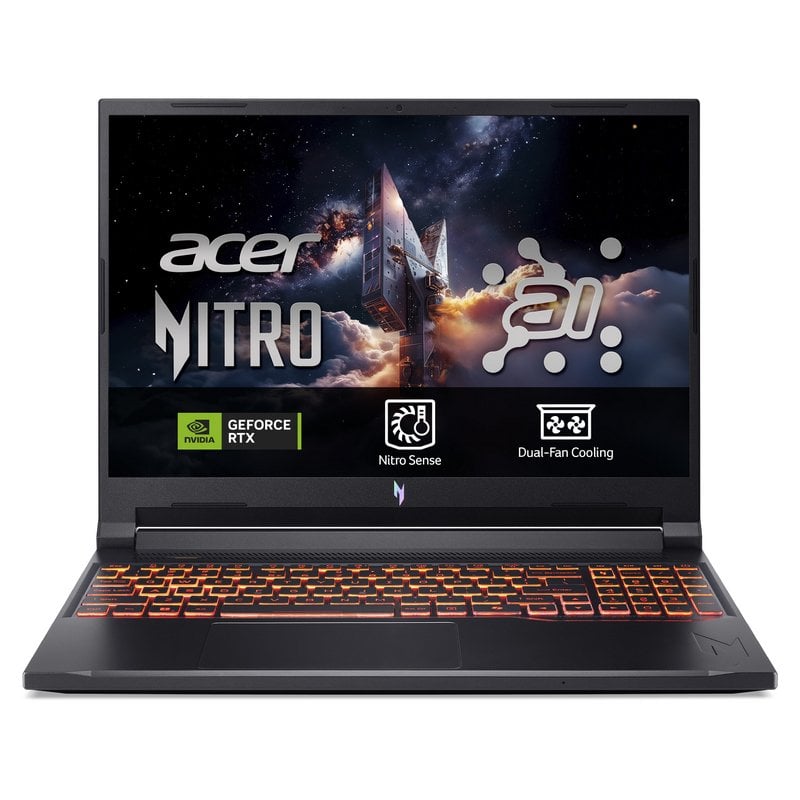 Portátil Acer Nitro V 16 ANV16-42 16" AMD Ryzen 7 260 16GB 1TB SSD RTX 5050 Sin SO