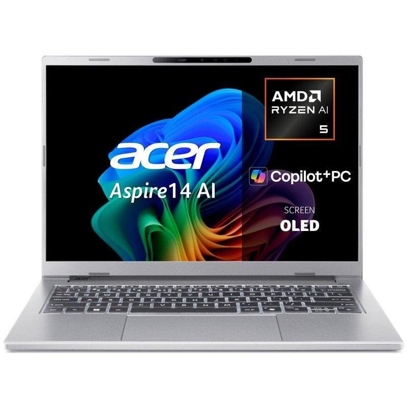 Portátil Acer Aspire 14 AI A14-61M 14" AMD Ryzen AI 5 330 16GB 512GB SSD Radeon Graphics Windows 11