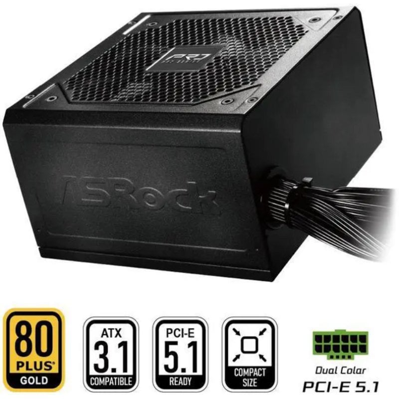 ASROCK Source d'alimentation  PRO-750G 750W Certification 80 PLUS Gold ATX 3.1