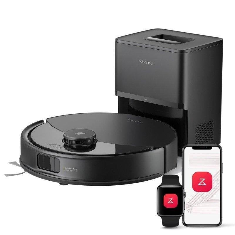 Aspirador Robô Roborock Q10 PF+ com Mopa Esvaziamento Automático Navegação LiDAR 10.000 Pa Controlo por app