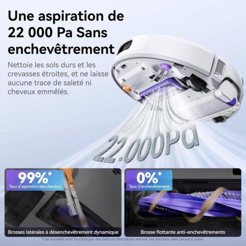 Aspirateur Robot NARWAL Flow – 22000 Pa, Réservoir 5000 mL, Connecté - vue 7